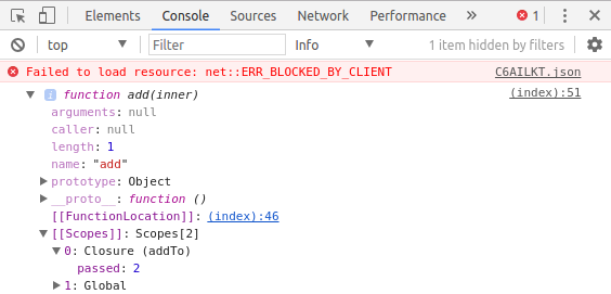 My helpful screenshot